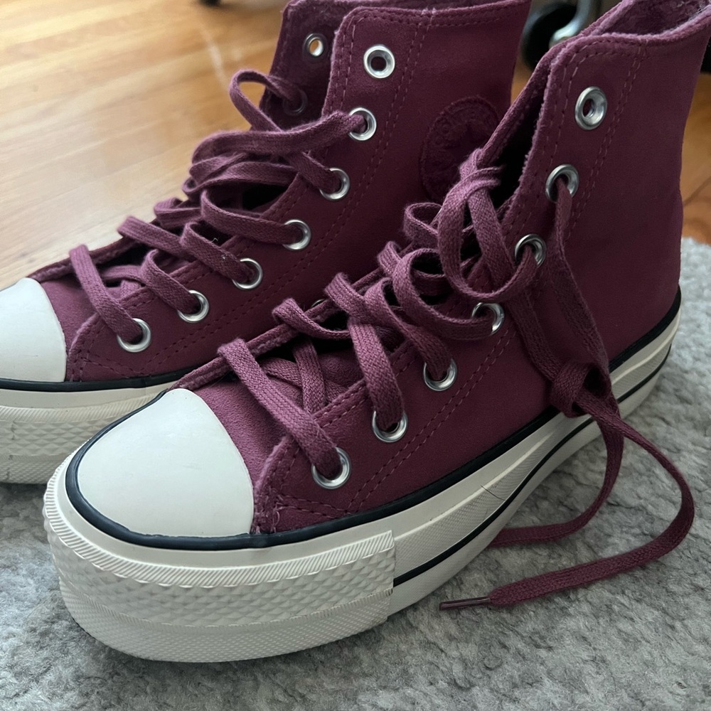 Converse Women's High-Top Sneakers in Plum